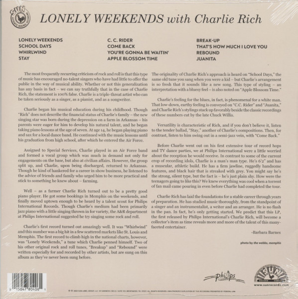Lonely Weekends (LP)