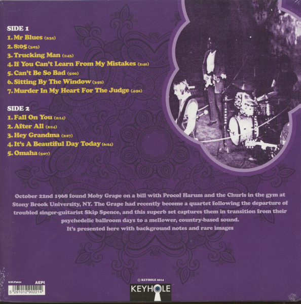 Live At Stony Brook University, 1968 (LP, 180g Vinyl)