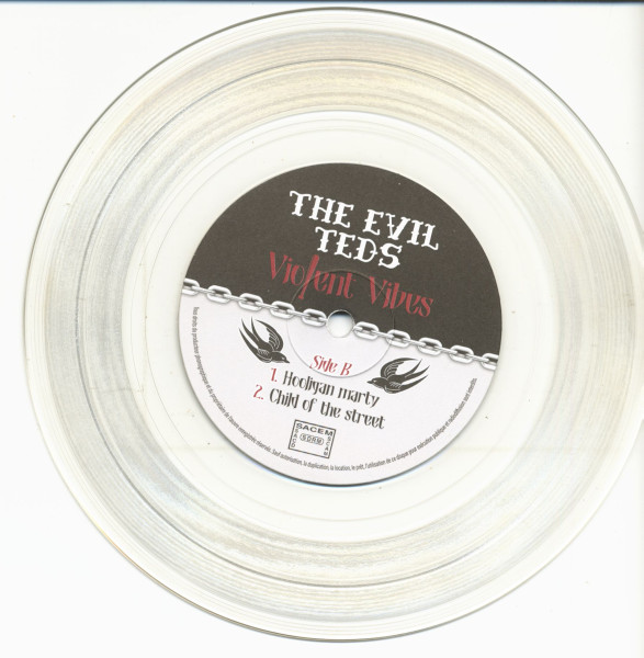 Violent Vibes (7inch, 45rpm, EP, clear Vinyl)