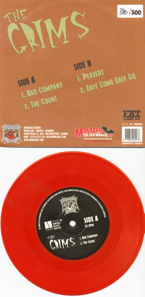Bad Company EP (7inch, 33rpm, PS, SC, Red Vinyl, Ltd.)