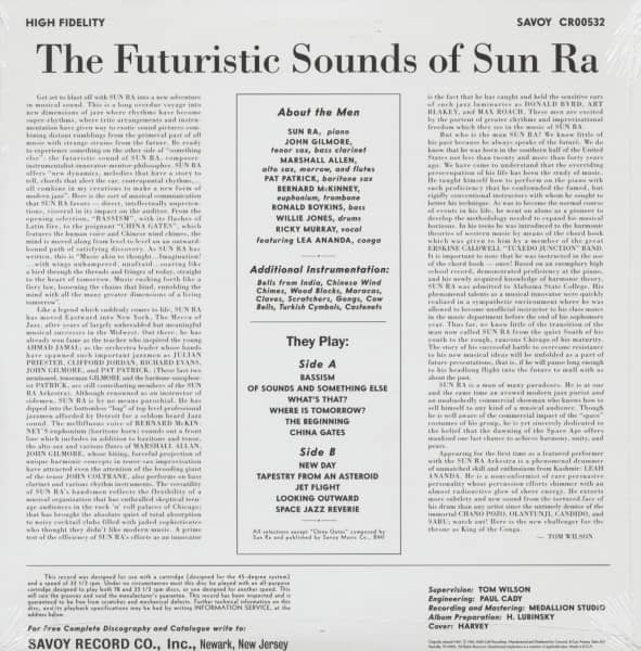 The Futuristic Sounds Of Sun Ra - 60th Anniversary Edition (LP, 180g Vinyl)