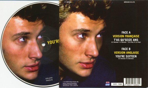You're Sixteen (7inch, 45rpm, PS, SC, Ltd. Picture Disc)