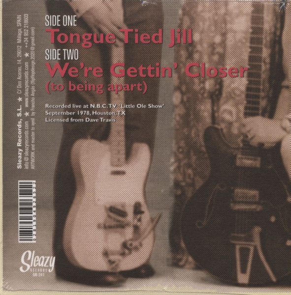 Tongue Tied Jill - We're Gettin' Closer (7inch, 45rpm)