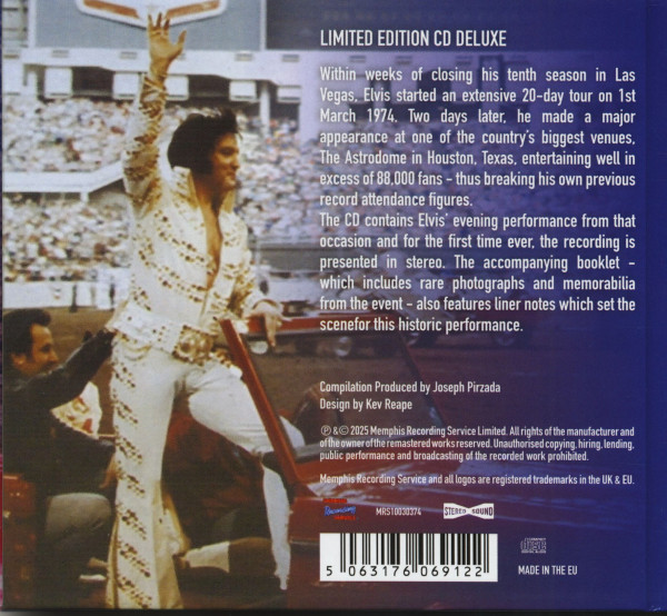 Live At The Houston Astrodome 1974 (CD)