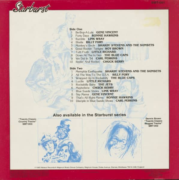 Starburst - Twenty Classic Rock And Roll Tracks (LP)