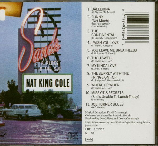 Nat King Cole At The Sands (CD)