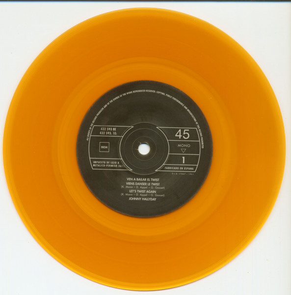 Ven A Bailar El Twist (7inch, EP, 45rpm, PS, SC, Orange Vinyl, Ltd.)