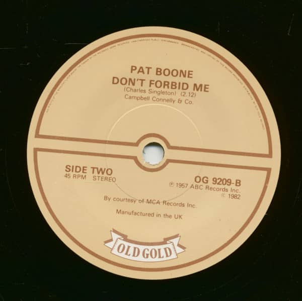 Love Letters In The Sand - Don't Forbid Me (7inch, 45rpm, SC)
