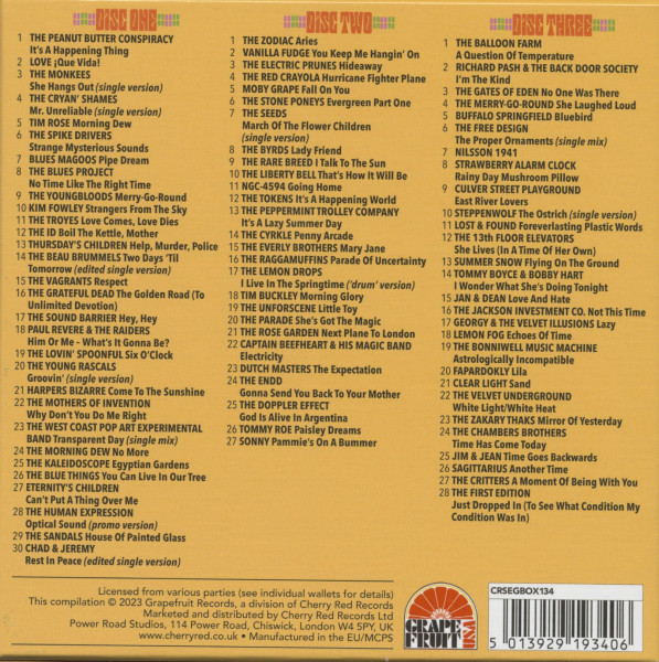 March Of The Flower Children - The American Sounds Of 1967 (3-CD)