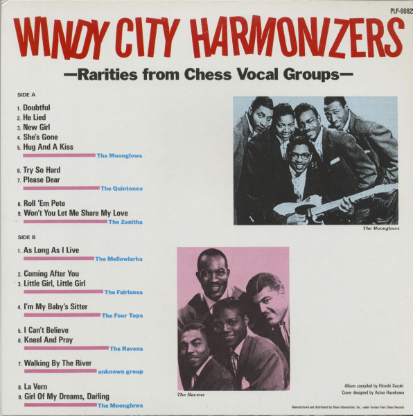 Windy City Harmonizers - Raritiers from Chess Vocal Groups (LP)
