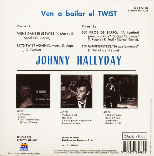 Ven A Bailar El Twist (7inch, EP, 45rpm, PS, SC, Orange Vinyl, Ltd.)