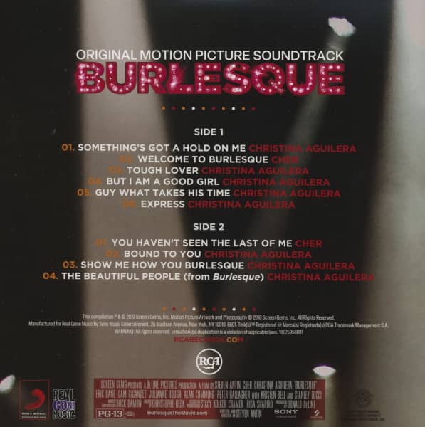 Burlesque - Original Motion Picture Soundtrack (LP, colored Vinyl, Ltd.)