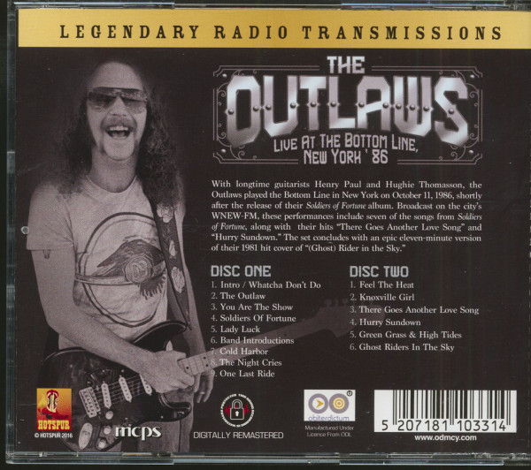 Live At The Bottom Line, New York '86 (2-CD)