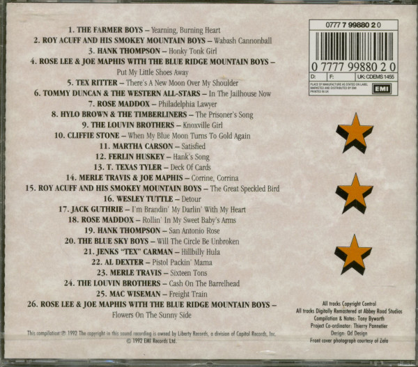 Capitol Country Music Classics - Hillbilly (CD)