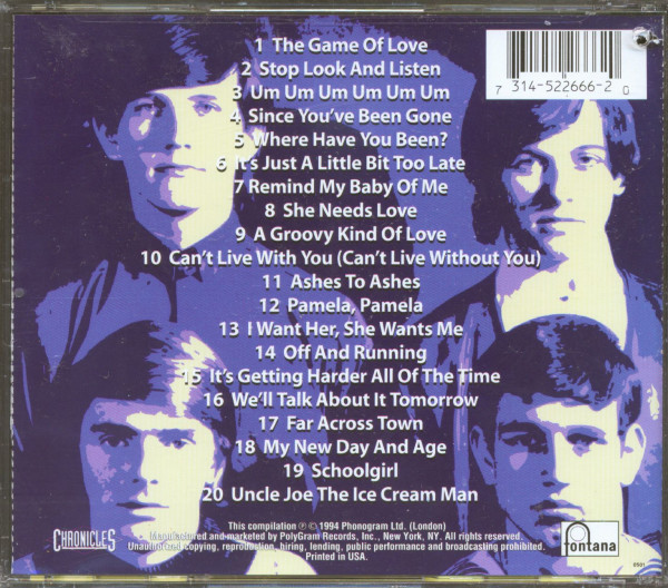 The Best Of Wayne Fontana And The Mindbenders (CD, Cut-Out)