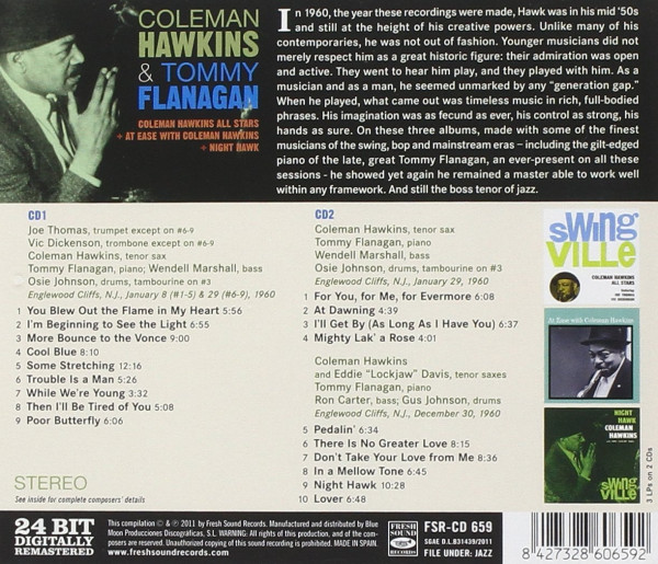 Coleman Hawkins & Tommy Flanagan (2-CD)