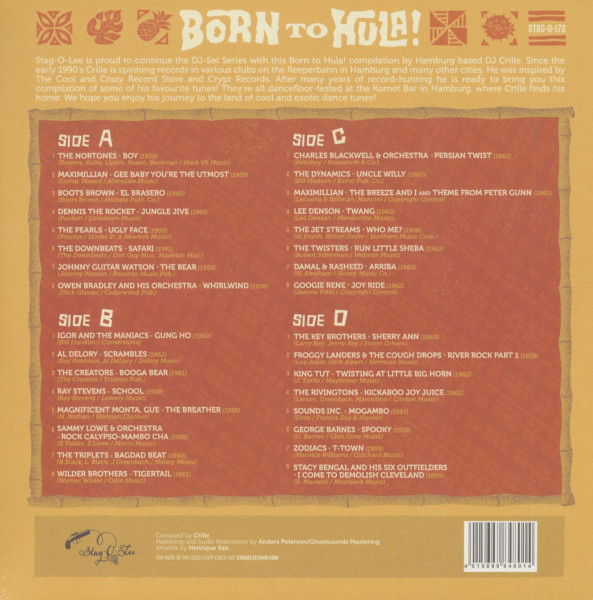 Born To Hula - DJ Series (2-LP-colored vinyl)