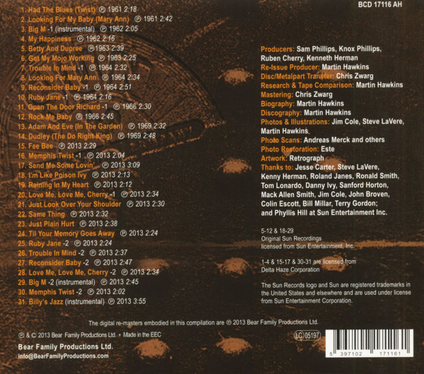 Rock Me Baby, The Sun Years Plus