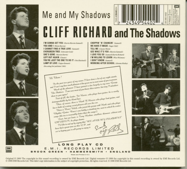 Me And My Shadows - Mono & Stereo Versions