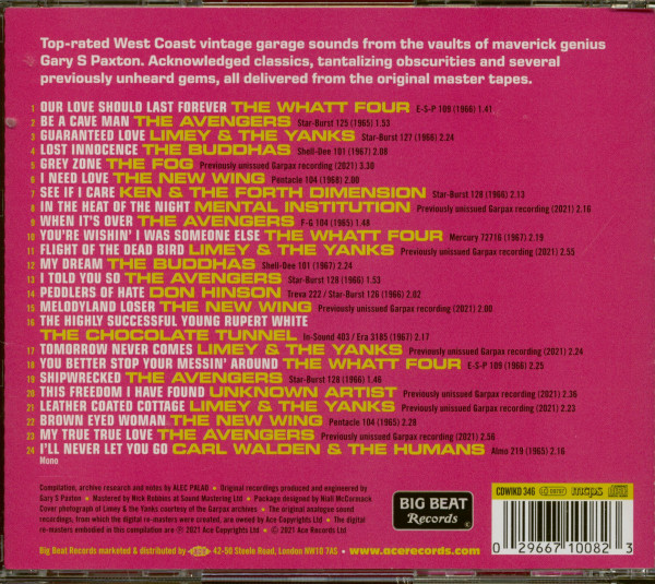 Lost Innocence - Garpax 1960s Punk & Psych (CD)