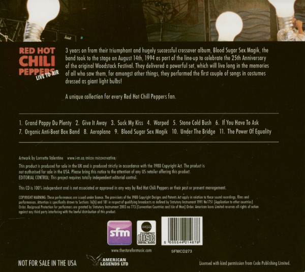 Live To Air (CD)