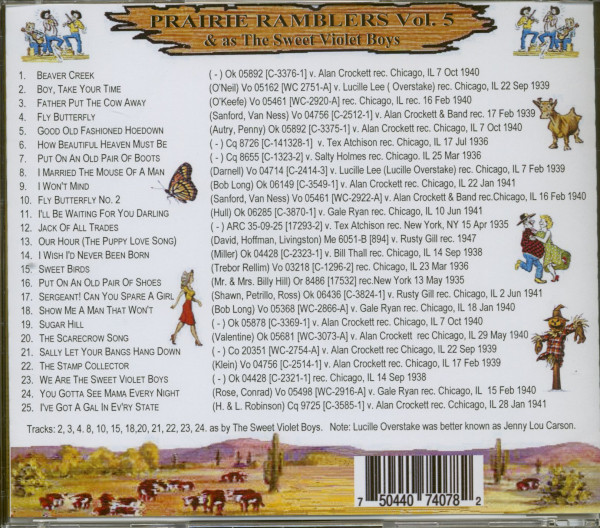 And As The Sweet Violet Boys Vol.5 (CD-R)