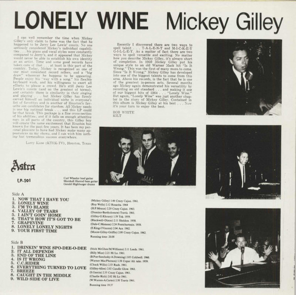 Lonely Wine (LP)