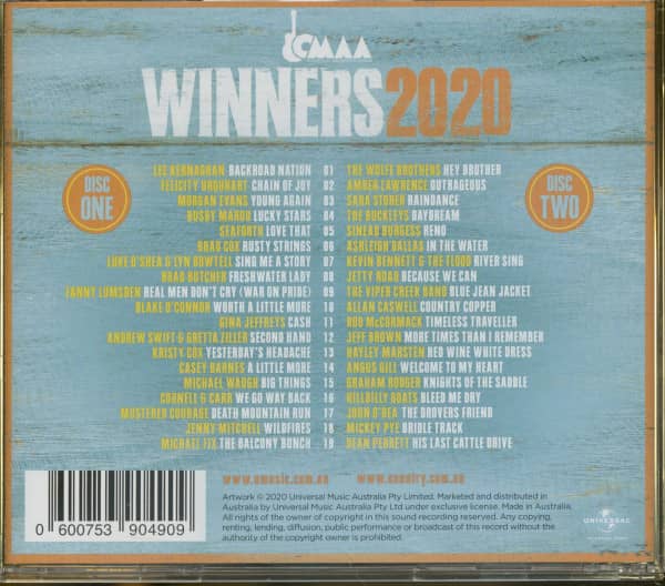 CMAA Winners 2020 (2-CD)
