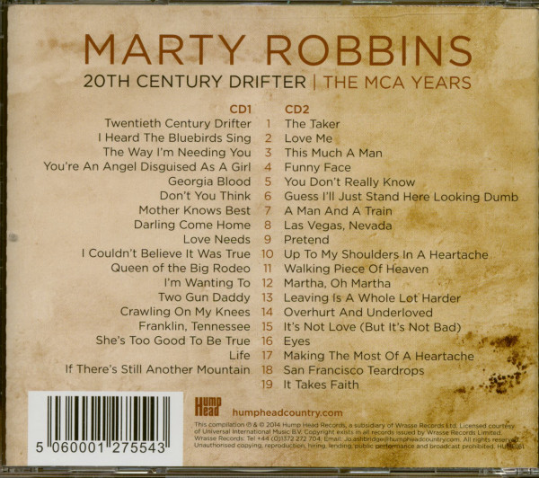 20th Century Drifter - The MCA Years (2-CD)