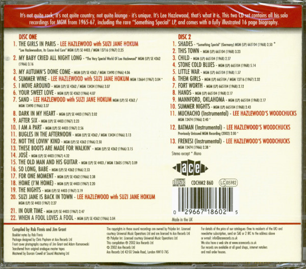 These Boots Are Made For Walkin' - The Complete MGM Recordings (2-CD)