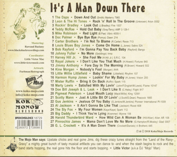 It's A Man Down There (CD)