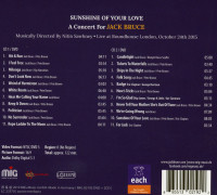 Preview: Sunshine Of Your Love - A Concert For Jack Bruce (2-CD & DVD) Preview: Sunshine Of Your Love - A Concert For Jack Bruce (2-CD & DVD)