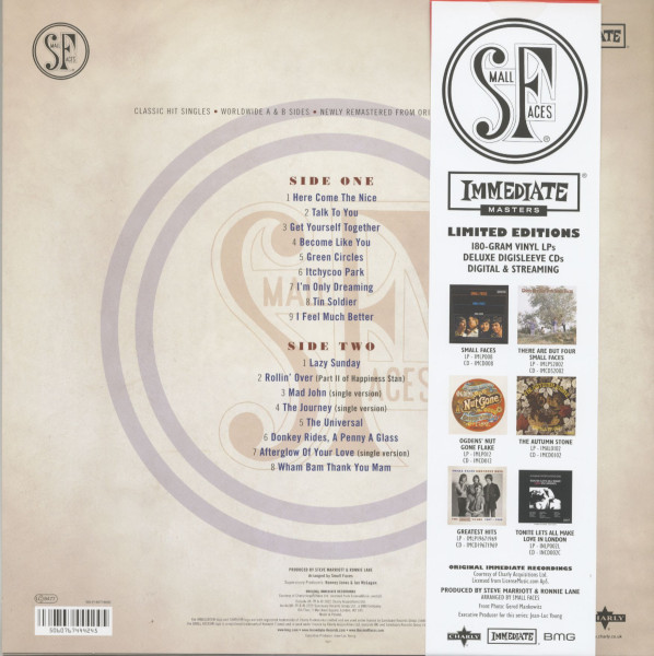 Greatest Hits - The Immediate Years 1967 - 1969 (LP, 180g colored Vinyl, Ltd.)
