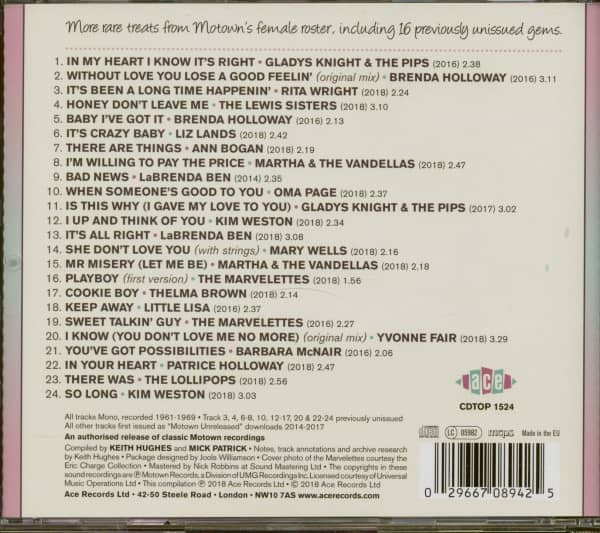 Baby I've Got It!: More Motown Girls (CD)