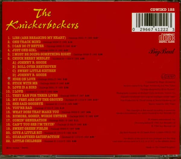 A Rave Up With The Knickerbockers (CD)