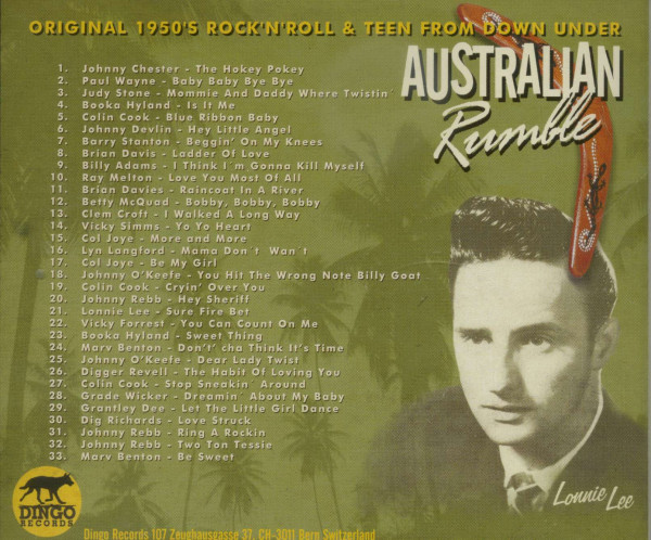 Various CD: Australian Rumble (CD) - Bear Family Records