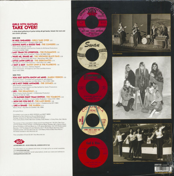 Girls With Guitars Take Over! (LP, 180g Red Vinyl)