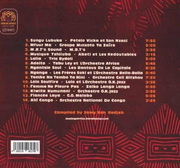 Congo Funk! Sound Madness From The Shores Of The Mighty Congo River (CD)
