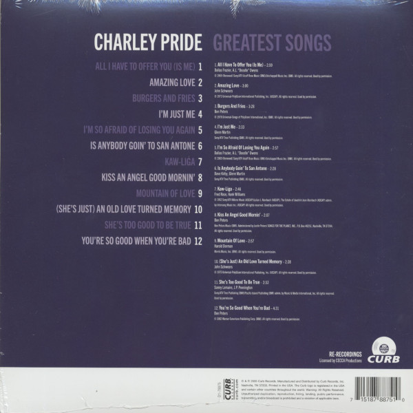Greatest Songs (LP)