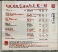 Preview: Vol.9, Hard To Find 45s On CD 1957-59 Preview: Vol.9, Hard To Find 45s On CD 1957-59