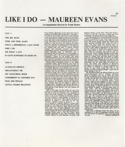Like I Do (LP, 7inch)