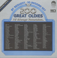 Preview: By Request - 200 Great Oldies Vol.2 - I'll Always Remember (10-LP Box-Set) Preview: By Request - 200 Great Oldies Vol.2 - I'll Always Remember (10-LP Box-Set)