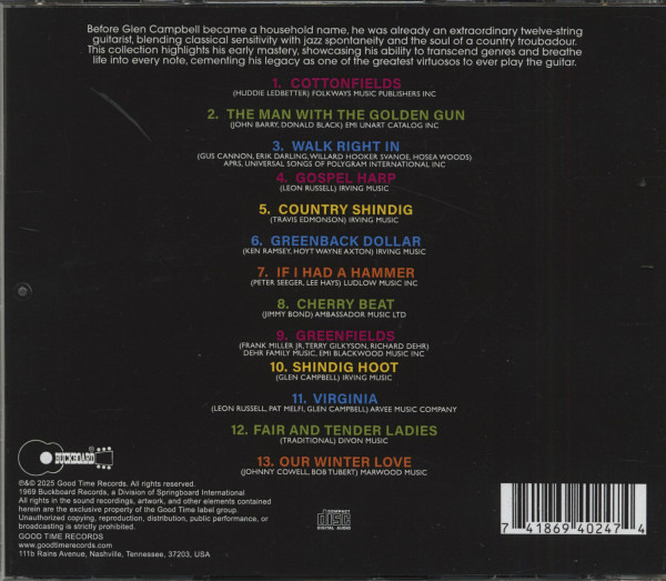 Plays 12-String Guitar (CD)