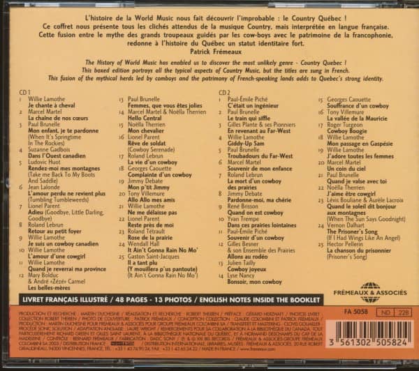 Country Québec 1925-1955 (2-CD)