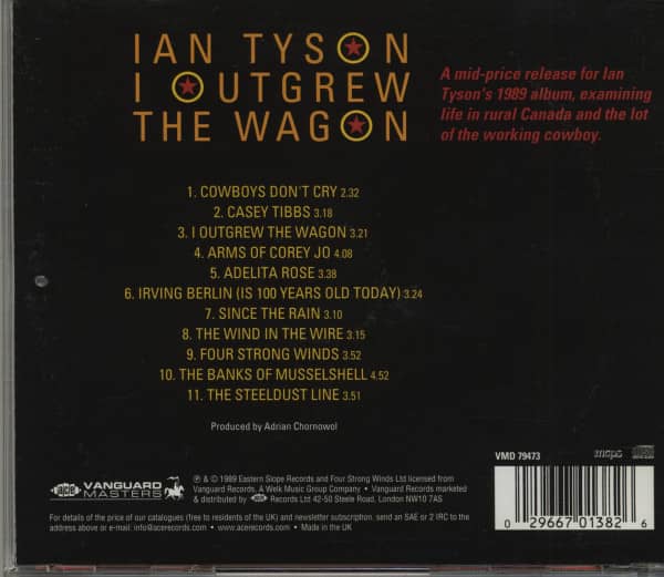 I Outgrew The Wagon (CD)