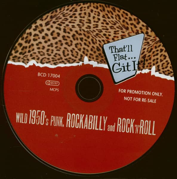 Wild 1950s Punk, Rockabilly and Rock'n'Roll (CD)