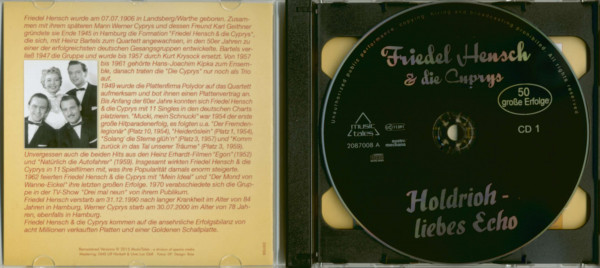Holdrioh - liebes Echo - 50 große Erfolge (2-CD)