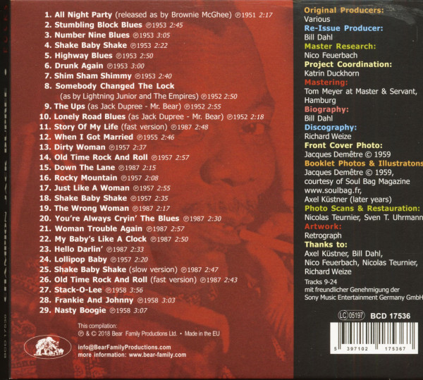 Champion Jack Dupree - Rocks (CD)