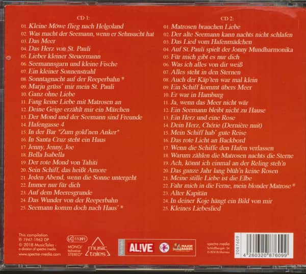 Matrosen brauchen Liebe - 50 große Erfolge (2-CD)