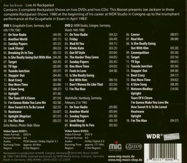 Live At Rockpalast (2-CD & 2-DVD)